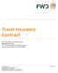 Travel Insurance Contract