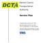 Denton County Transportation Authority. Service Plan