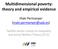 Multidimensional poverty: theory and empirical evidence