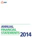 ANNUAL FINANCIAL STATEMENTS