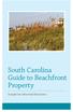 South Carolina Guide to Beachfront Property. Insight for Informed Decisions