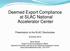 Deemed Export Compliance at SLAC National Accelerator Center