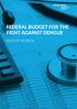 FEDERAL BUDGET FOR THE FIGHT AGAINST DENGUE HEALTH IN DATA