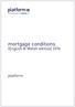 mortgage conditions (English & Welsh edition) 2016 platform