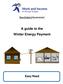 A guide to the Winter Energy Payment