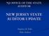 NJ OFFICE OF THE STATE AUDITOR NEW JERSEY STATE AUDITOR UPDATE