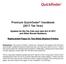 Premium Quickfinder Handbook (2017 Tax Year) Updates for the Tax Cuts and Jobs Act of 2017 and Other Recent Guidance