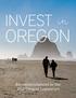 INVEST OREGON. Recommendations to the 2015 Oregon Legislature