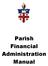 Parish Financial Administration Manual