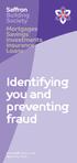 Identifying you and preventing fraud