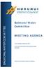 Balmoral Water Committee BALMORAL WATER COMMITTEE