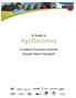 A Guide to AgriRecovery. A Federal-Provincial-Territorial Disaster Relief Framework