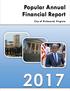 Popular Annual Financial Report. City of Richmond, Virginia