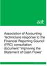 Association of Accounting Technicians response to the Financial Reporting Council (FRC) consultation document Improving the Statement of Cash Flows