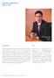 Chairman s Statement SYNOPSIS. Chairman. Meng Zhao Yi Ph.D.