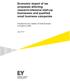 Economic impact of tax proposals affecting research-intensive start-up businesses and qualified small business companies