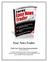 Easy News Trader. Profit From Forex New Announcements By Dean Saunders