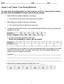 Chapter 4 and Chapter 5 Test Review Worksheet