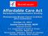 Affordable Care Act HEALTHCARE.GOV