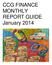 CCG FINANCE MONTHLY REPORT GUIDE January 2014