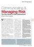 Communicating & Managing Risk