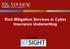 Risk Mitigation Services in Cyber Insurance Underwriting. Sponsored By: