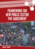 Equal pay for equal work A clear pathway to pay restoration FRAMEWORK FOR NEW PUBLIC SECTOR PAY AGREEMENT