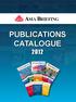ASIA BRIEFING PUBLICATIONS CATALOGUE 2012