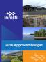 2016 Approved Budget
