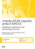 A study of LDC capacity at the UNFCCC