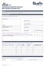 Professional indemnity insurance DBA members proposal form