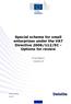 Special scheme for small enterprises under the VAT Directive 2006/112/EC - Options for review