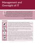 Management and Oversight of IT