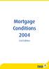 Mortgage Conditions nd Edition