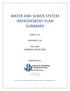 WATER AND SEWER SYSTEM IMPROVEMENT PLAN SUMMARY