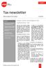 Tax newsletter. VMB Accountants & Tax Consultants 12 July 2012