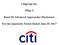 Citigroup Inc. Pillar 3. Basel III Advanced Approaches Disclosures. For the Quarterly Period Ended June 30, 2017