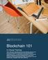 Blockchain 101. In-House Training