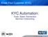 KYC Automation: Scale, Speed, Standardize Merchant Underwriting