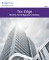 Tax Edge Monthly Tax & Regulatory Updates. June 17
