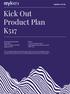 Kick Out Product Plan K517