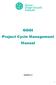 GGGI Project Cycle Management Manual