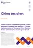 China tax alert. Background. Issue 4 June 2018