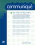 communiqué Data Support for Algo Trading winter 2008 issue 6