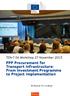PPP Procurement for Transport Infrastructure: From Investment Programme to Project Implementation