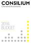 Chartered Accountants 2016 BUDGET