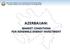 AZERBAIJAN: MARKET CONDITIONS FOR RENEWBLE ENERGY INVESTMENT