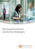 Our Auto Enrolment service for employers