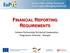 FINANCIAL REPORTING REQUIREMENTS. Eastern Partnership Territorial Cooperation Programme Armenia - Georgia