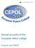 Ref. Ares(2016) /06/2016. Annual accounts of the European Police College